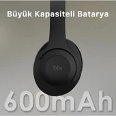 <![CDATA[BİX BH2-BK Siyah SOUNDCRAFT BH2 KATLANABİLİR KULAKÜSTÜ KABLOSUZ KULAKLIK]]> - 2