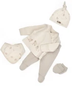 Bebek 5'li Set %100 Organic Pamuk Yenidoğan Serisi - CSY8189 thumbnail 3