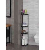 Moniev Sumatra 4 Katlı Dekoratif Köşe Banyo Rafı ,Banyo Organizeri ,Dekoratif Mutfak Rafı thumbnail 2