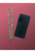 Tüm Kılıflara Uyumlu Yeşil Boncuklu El Telefon Askısı thumbnail 1