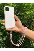 TÜM KILIFLARA UYUMLU PEMBE BİLEKLİK TELEFON ASKISI thumbnail 1