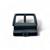 Kemer Tokası 4,5 cm Döner Kafa 1 Adet Siyah Silme (Leathercraft, Deri Hobi) - 5