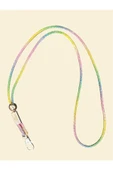 Tüm Kılıflara Uyumlu Renkli Taşlı Boyun Telefon Askısı thumbnail 4