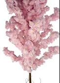 Yapay Ağaç Japon Kiraz Çiçeği Bahardalı Ağacı Beyaz Küre Saksıda Pembe Koyu Renkli 160cm thumbnail 6