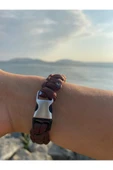 Paracord Bileklik 16 CM Kahverengi thumbnail 3