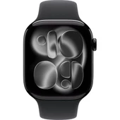 Apple Watch Series 11 Gps, 46 mm Simsiyah Alüminyum kasa ve Siyah Spor kordon - S/m - 2