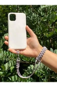 Tüm Kılıflara Uyumlu Gri Bileklik Telefon Askısı thumbnail 1