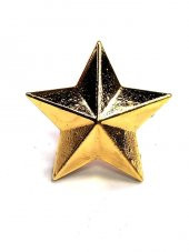 Üsteğmen Harici Üniforma Metal Rütbe ( 4lü Yıldız Takım) - 1