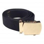 Metal Tokalı Harici Kemer - Askeri Kemer - Siyah Kemer - 1