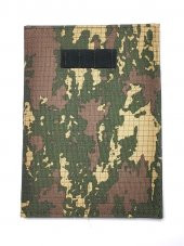 Askeri Kamuflaj Defter A5 (14,5x20 Cm) 120 Sayfa Kalemlikli - 1