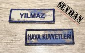 Hava Kuvvetleri 2019 Kamuflaj İsimlik ve Hava Kuvvetleri Yazısı - 2