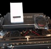 Daktilo Şeridi İkili Rulo Paket 13mm Kırmızı-Siyah Pamuklu Kumaş Tüm Modellerle Uyumlu thumbnail 4