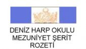 Harp Okulu Mezuniyet Şerit Rozeti (Deniz Kuvvetleri) - 1