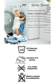 gros shop Müslin Yeni Doğan 4Katlı Organik %100Pamuk Kişiye Özgü Nakışlı Hastane Çıkış Seti (Kelebek Model-1) - 6