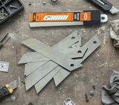 SuperSun 10 Adet ADM-25 Maket Bıçak Falçata Ağzı Yedek Uç (L100xW18xT0,5mm) - 4