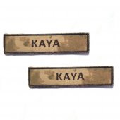 Jandarma Kamuflaj Askeri İsimlik (Yeni Kamuflaj) -2 Adet - 1