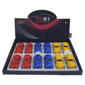 Çek Bırak Metal Retro Vosvos Araba  - 6636-18T - 1