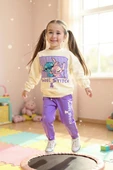 Stitch Kız Çocuk Eşofman Takım - 5