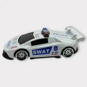 Metal Mini Polis Arabası  8 cm - Polis - 3 - 2