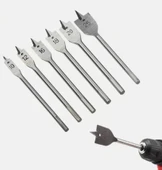 6 Parça Tahta Ahşap Oyma Ağaç Delici Yaprak Matkap Uç Seti Yaprak Panç Yaprak Punch Kelebek Panç - 5