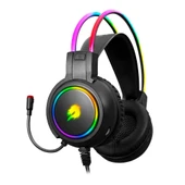 GameBooster GB-H18L Firefly RGB 7.1 Surround Siyah Gaming Kulaklık - 4