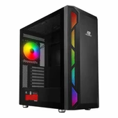 PowerBoost VK-G3701B 550W 80+ USB 3.2 ARGB ATX Mid Tower Siyah Kasa - 1