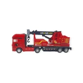 Metal İtfaiye Arabası - Vinç 26cm - 706-43 - 6