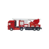 Metal İtfaiye Arabası - Merdivenli 26cm - 706-45 - 2