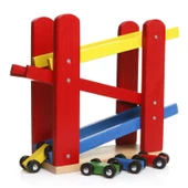 Play Wood Ahşap Otopark 5 Araba İlaveli 382 - 10