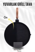 Çok Amaçlı 32cm Döküm Grill Tava thumbnail 1