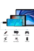 Usb Type-c Otg Çevirici Adaptör Metal Xiaomi - Samsung - Huawei - Macbook Dönüştürücü Gümüş - 4
