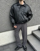 Premium Oversize Vintage Deri Ceket - 2