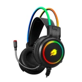 GameBooster GB-H18L Firefly RGB 7.1 Surround Siyah Gaming Kulaklık - 1