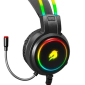 GameBooster GB-H18L Firefly RGB 7.1 Surround Siyah Gaming Kulaklık - 2