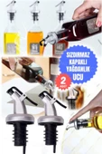 2 Adet Yağdanlık Tıpası Damlatmaz Şişe Ucu Dökme Ağızlığı Yağlık Sirkelik Sızdırmaz Kapaklı Tıpa - 1