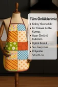 Dijital Baskılı Su Sıvı Geçirmez Leke Tutmaz Mutfak Önlüğü Hybrid Design - 3