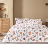 Taç Çift Kişilik Ranforce Baskılı Pike Takımı Lassie - 1