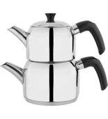 Schafer Diva Delüks Çelik Çaydanlık Takımı -4 Parça- - 1
