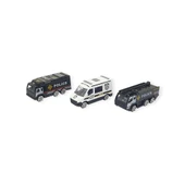 3'lü İş Makinaları Road Seti - Die Cast - DS044 - Polis - 1