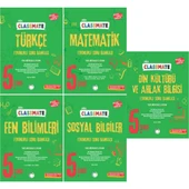 2025 Classmate 5. Sınıf Türkçe Soru Bankası - Matematik Soru Bankası - Fen Bilimleri Soru Bankası 5'li Set - 1