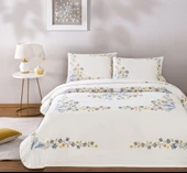 Taç Çift Kişilik Ranforce Baskılı Pike Takımı Charmy - 1