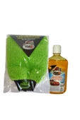 Araba 100%Mikrofiber Havlu Yıkama Eldiveni + Oto Cilalı Araç Şampuanı 500 ml thumbnail 1