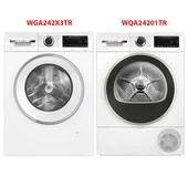 Bosch WGA242X3TR - WQA24201TR 9 Kg Çamaşır Kurutma Makinesi 2'li Set - 1