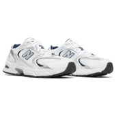 New Balance 530 White Silver Navy - 5