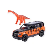 Çek Bırak Araç ve Dinazor Oyun Seti - 6843-2D- Turuncu - 1