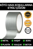 Çok Amaçlı Su Geçirmez Sızdırmaz Izolasyon Gri Tamir Bandı 48 Mm 10 Mt 1 Adet Güçlü Yalıtım Bant Tam - 1