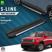 S-Dizayn Jeep Renegade S-Line Krom Yan Basamak 173 Cm 2014 Üzeri A+ Kalite thumbnail 1