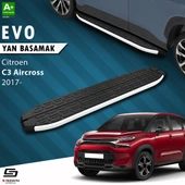 S-Dizayn Citroen C3 Aircross Evo Aluminyum Yan Basamak 183 Cm 2017 Üzeri A+ Kalite thumbnail 1