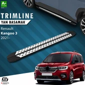 S-Dizayn Renault Kangoo 3 Uzun Şase TrimLine Gri Yan Basamak 230 Cm 2021 Üzeri A+ Kalite thumbnail 1