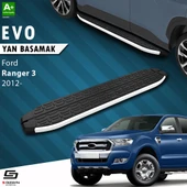 S-Dizayn Ford Ranger 3 Evo Aluminyum Yan Basamak 203 Cm 2012-2022 A+ Kalite thumbnail 1
